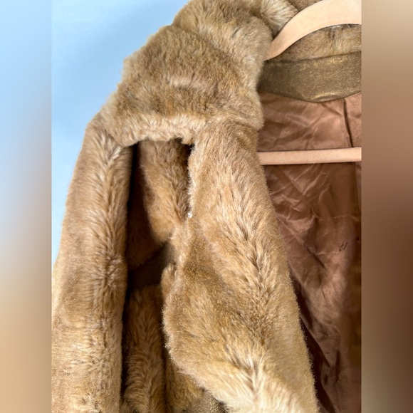 Vintage real leather / Furr jacket - Picture 2 of 4